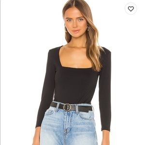 Free People “Truth or Square” Bodysuit